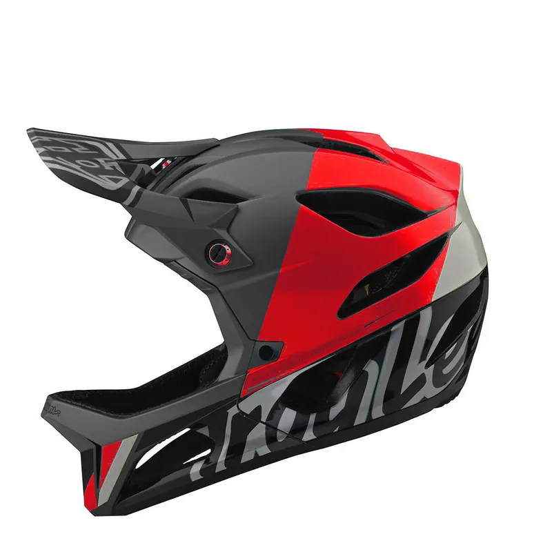 Troy Lee Designs Stage Mips Nova Glo Red