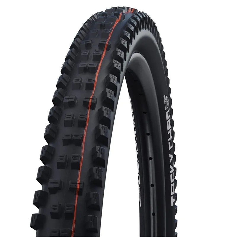 Neumático SCHWALBE TACKY CHAN 27.5x2.40 ADDIX SOFT SUPERGRAVITY Tubeless Ready Blando Negro