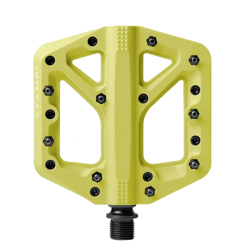 CRANKBROTHERS STAMP 1 Pedales planos pequeños Amarillo