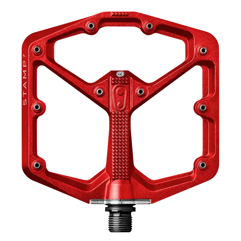 Pedales planos CRANKBROTHERS STAMP 7 Large Rojo