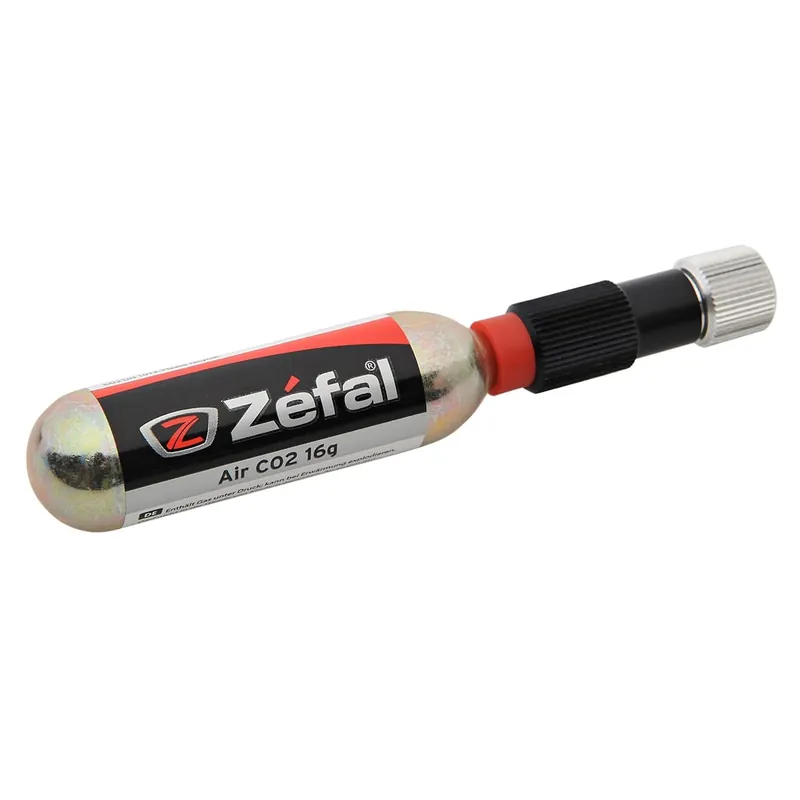 Cerradero de CO2 ZEFAL EZ CONTROL + cartucho de CO2 roscado de 16 g (x1)