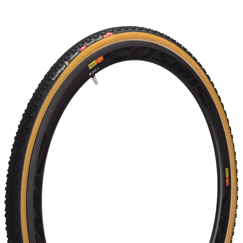 Neumático tubular CHALLENGE CHICANE PRO 700x33c Beige