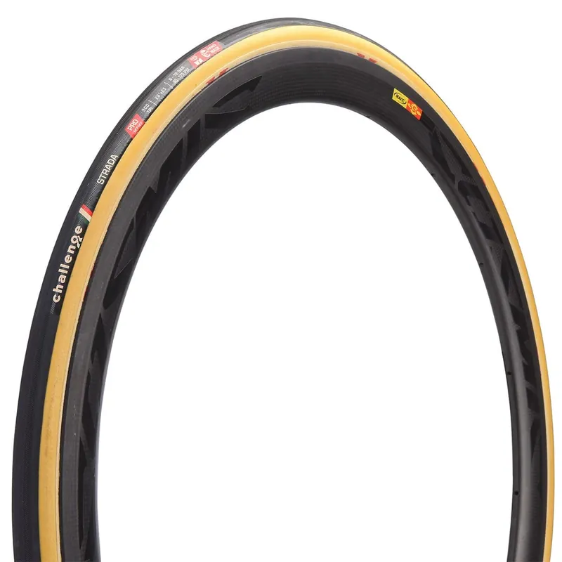 Neumático tubular CHALLENGE STRADA PRO 700x25c Beige