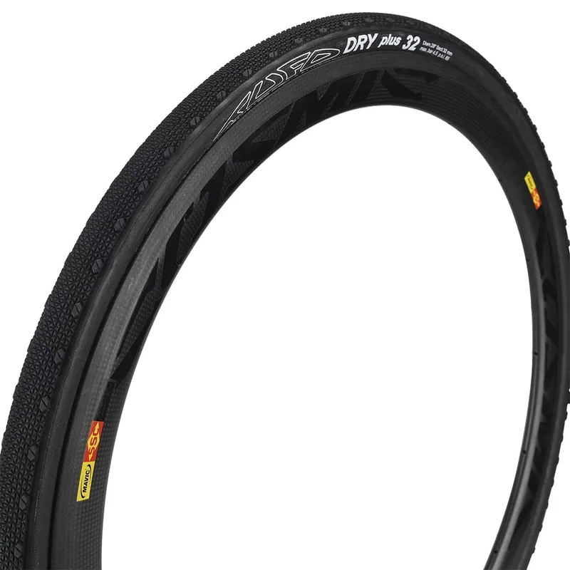 Tubular TUFO DRY PLUS 700x32c Ciclocross Negro