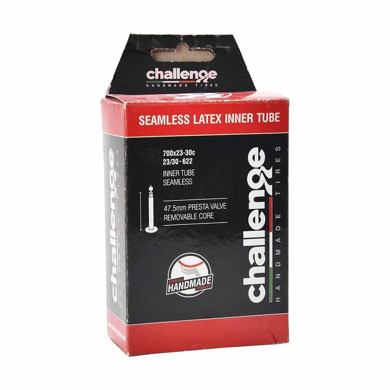 Cámara de aire CHALLENGE LATEX ROAD 700x23/30c Presta 47mm