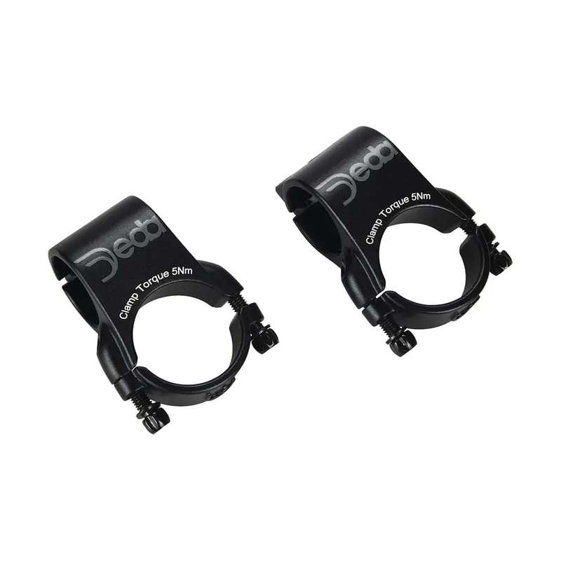 Par de abrazaderas DEDA para PARABOLICA / FASTBLACK 31.8 mm
