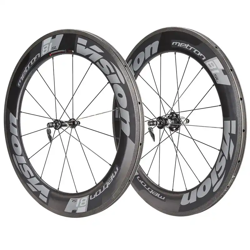 Par de ruedas VISION METRON 81 SL para carcasa tubular