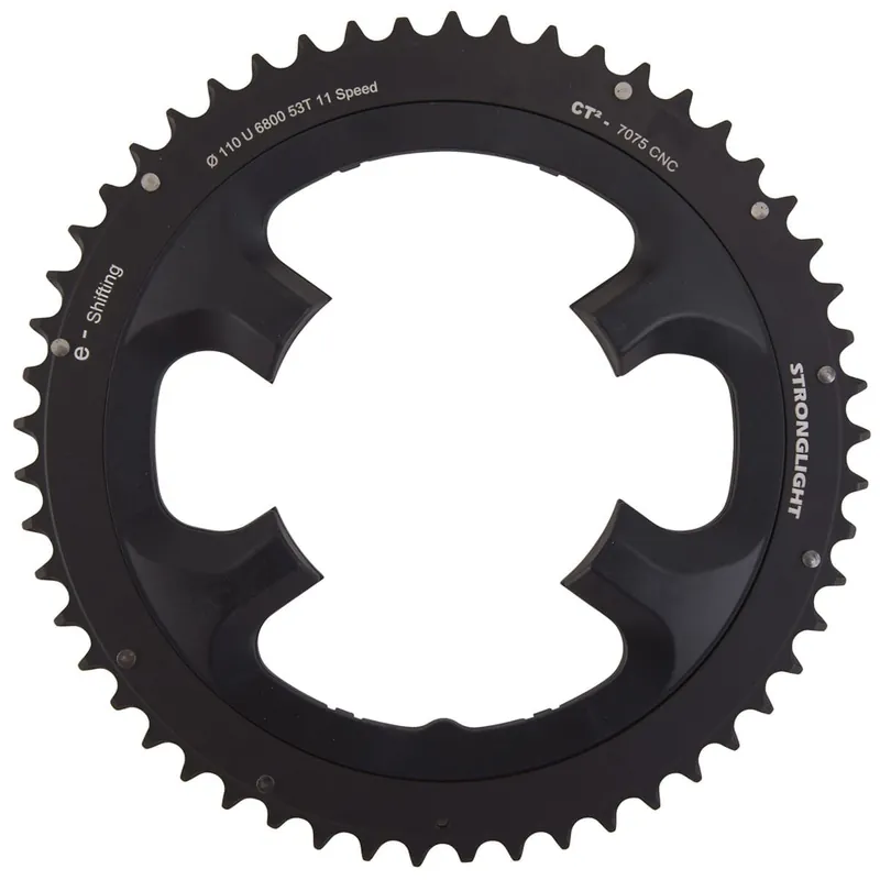 11V STRONGLIGHT CT² Shimano Ultegra 6800 110mm Plato exterior
