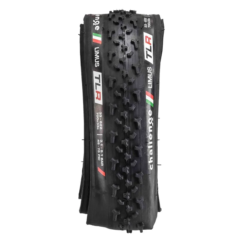 Neumático CHALLENGE LIMUS 700x33c Tubeless Ready Negro