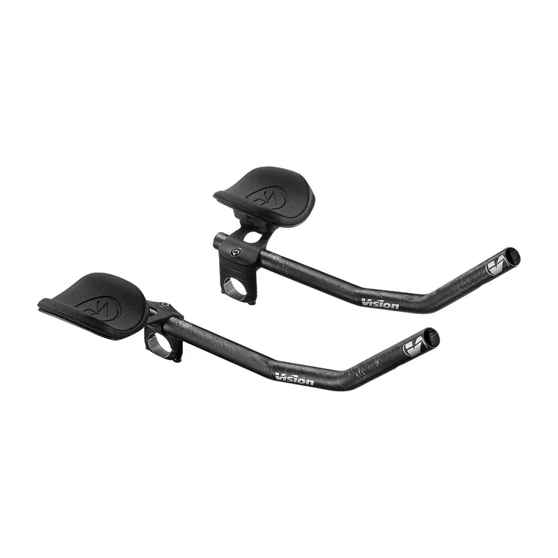 Extensiones de manillar VISION TRIMAX CLIP-ON J-BEND Carbono