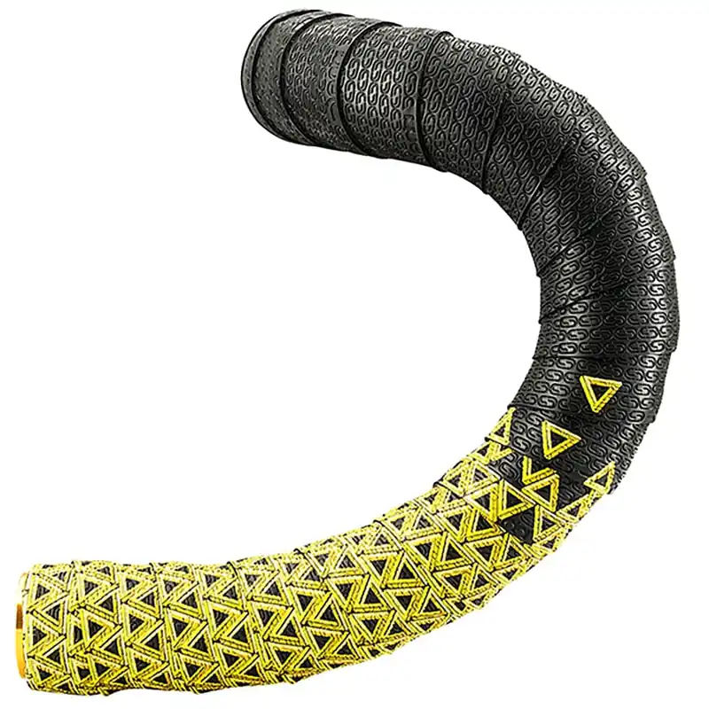DEDA LOOP HANGER TAPE + END-PLUG Negro/Amarillo