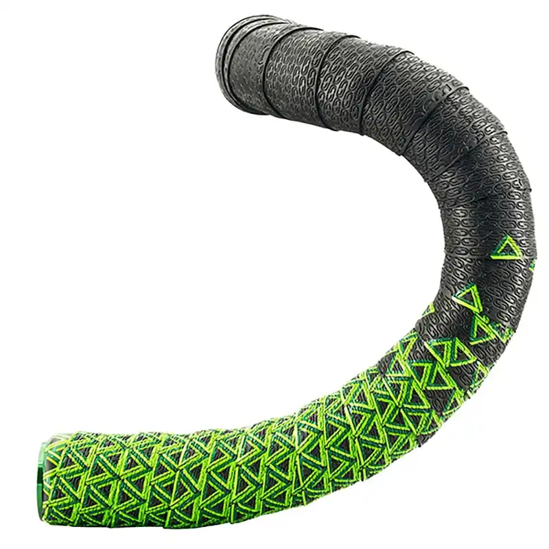 DEDA LOOP HANGER TAPE + END-PLUG Negro/Verde
