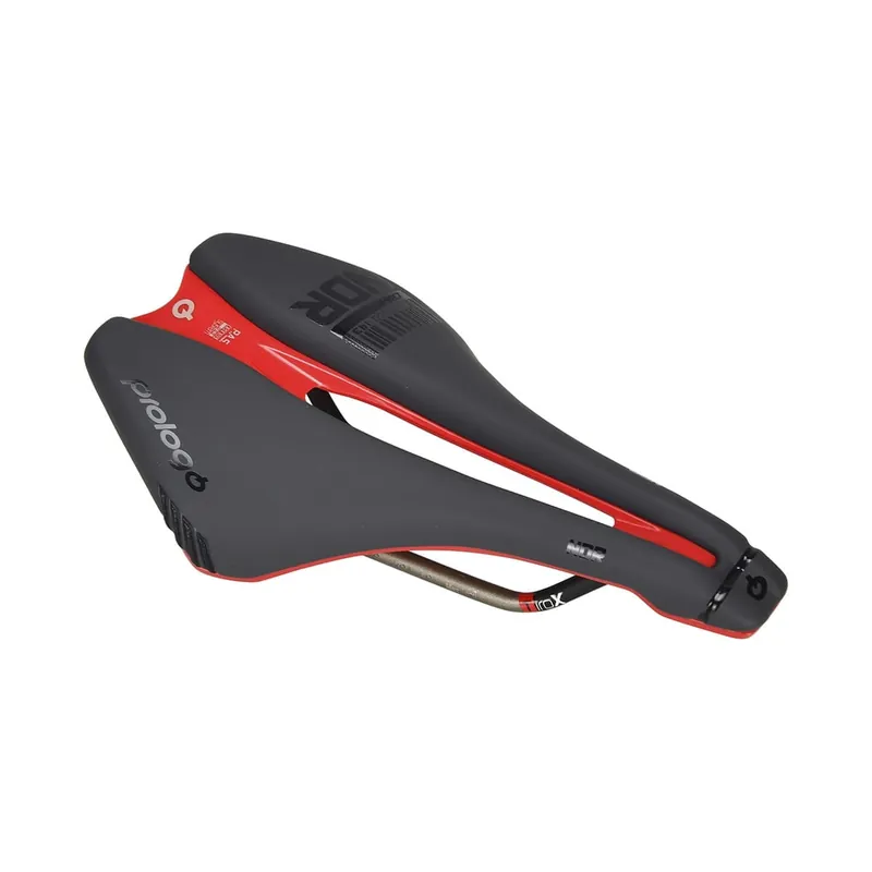 Sillín PROLOGO DIMENSION NDR Rails TiroX - Limited Edition Antracita/Rojo