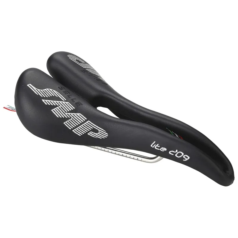 Sillín SMP LITE 209 Anchura 139mm Raíles de acero inoxidable Negro
