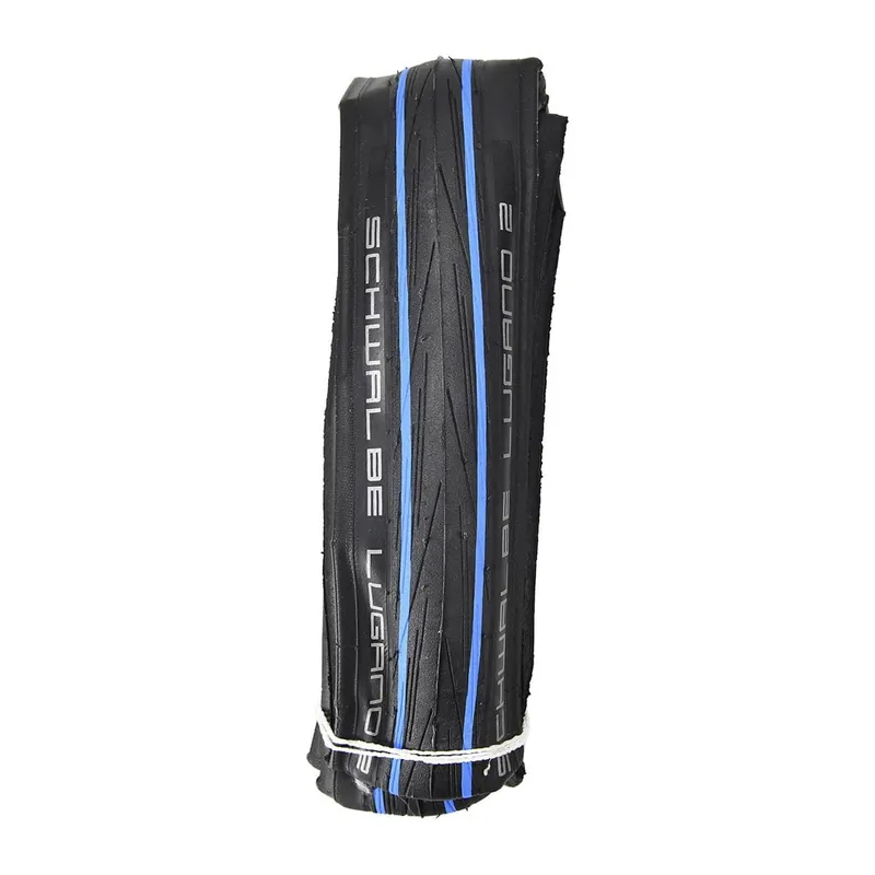 Neumático SCHWALBE LUGANO II 700c K-Guard Tubetype Azul