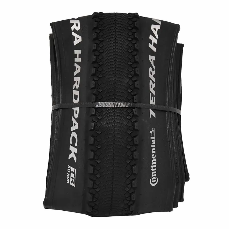 Neumático CONTINENTAL TERRA HARDPACK SHIELDWALL 700x50c Tubeless Ready Negro
