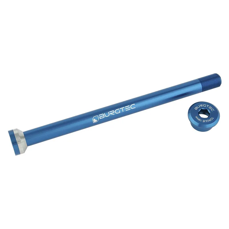 BURGTEC Eje de rueda trasera de 171mm para cuadros de transición Azul