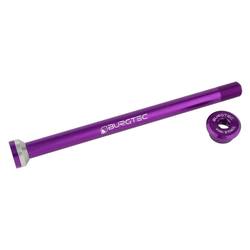 BURGTEC Eje de rueda trasera de 171mm para cuadros de transición Púrpura