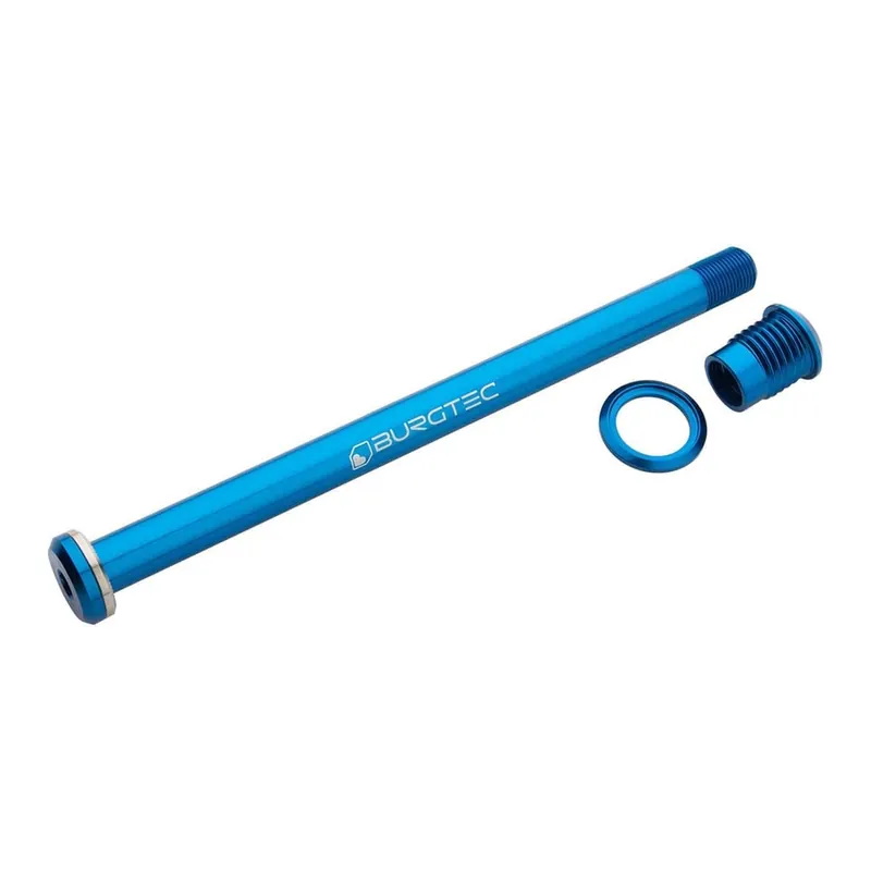 BURGTEC Eje de rueda trasera 173.7mm para cuadros Santa Cruz Azul