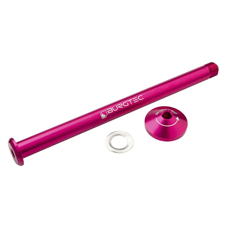 BURGTEC Eje de Rueda Trasera 171mm para Cuadro Yeti Rosa