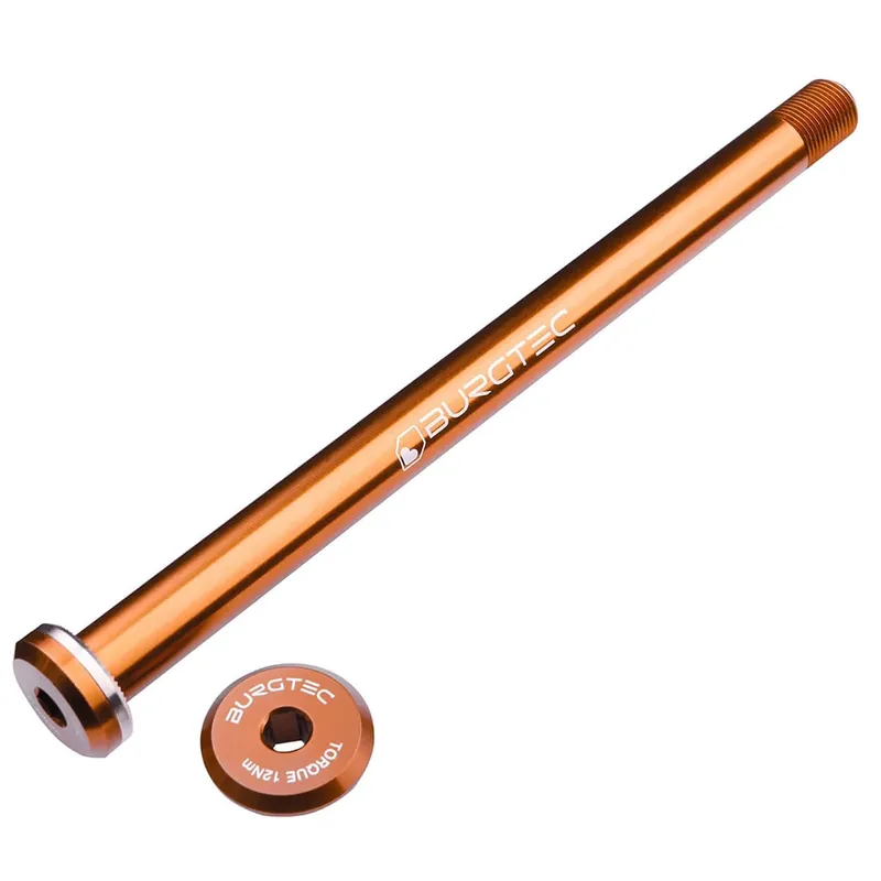 BURGTEC Eje de rueda trasera 168.5mm para cuadros Santa Cruz Bronze