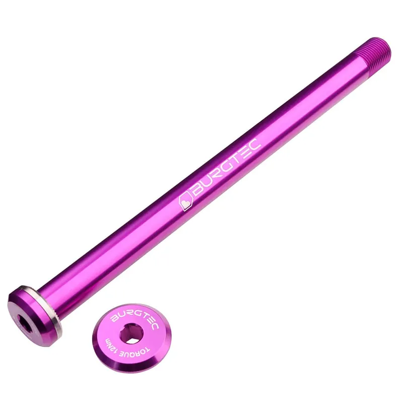 BURGTEC Eje de rueda trasera 168.5mm para cuadros Santa Cruz Morado