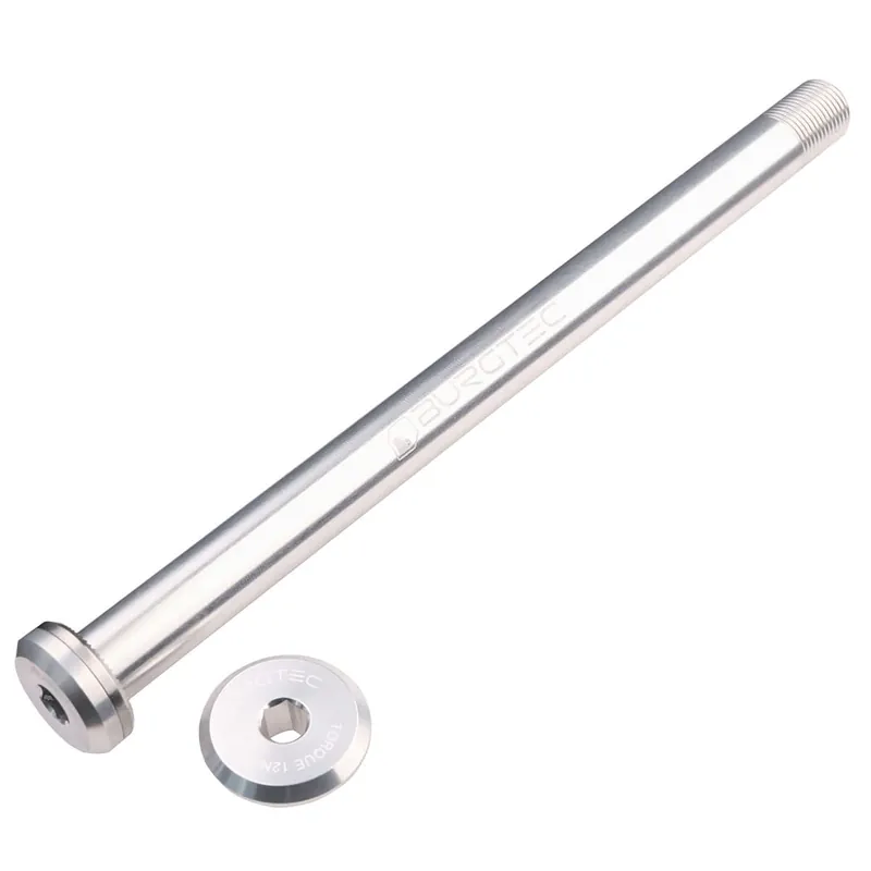 BURGTEC Eje de rueda trasera 168.5mm para cuadros Santa Cruz Plata