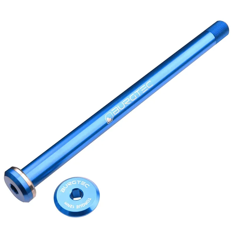 BURGTEC Eje de rueda trasera 168.5mm para cuadros Santa Cruz Azul