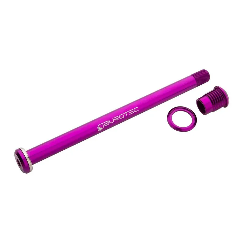 BURGTEC Eje de rueda trasera 173.7mm para cuadros Santa Cruz Morado