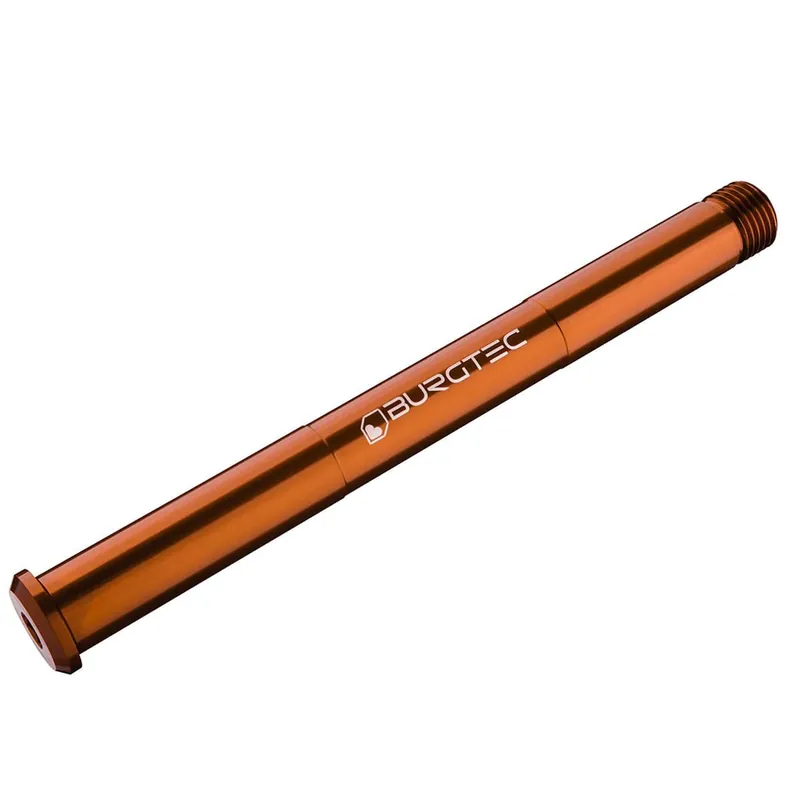 BURGTEC Eje de rueda delantera para horquilla Rockshox 15x110 mm Boost Bronce