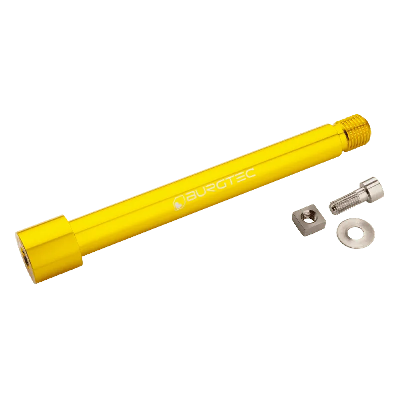 BURGTEC Eje de rueda delantera para horquilla FOX 15x110 mm Boost KaboltX 2021 Gold