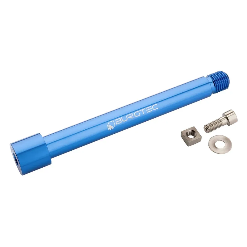 BURGTEC Eje de rueda delantera para horquilla FOX 15x110 mm Boost KaboltX 2021 Azul