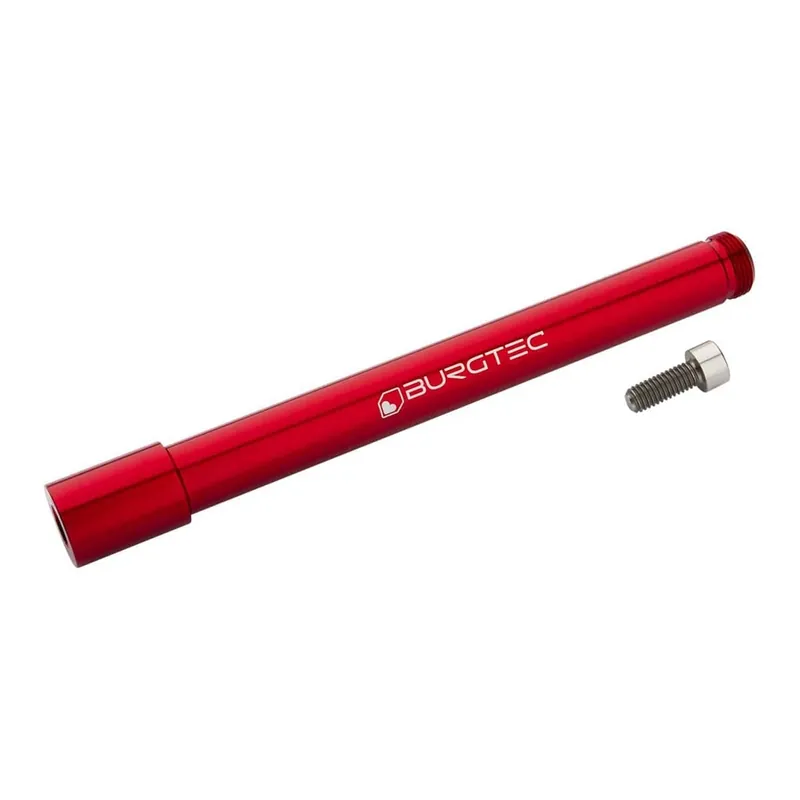 BURGTEC Eje de rueda delantera para horquilla Ôhlins RXF 36 Rojo