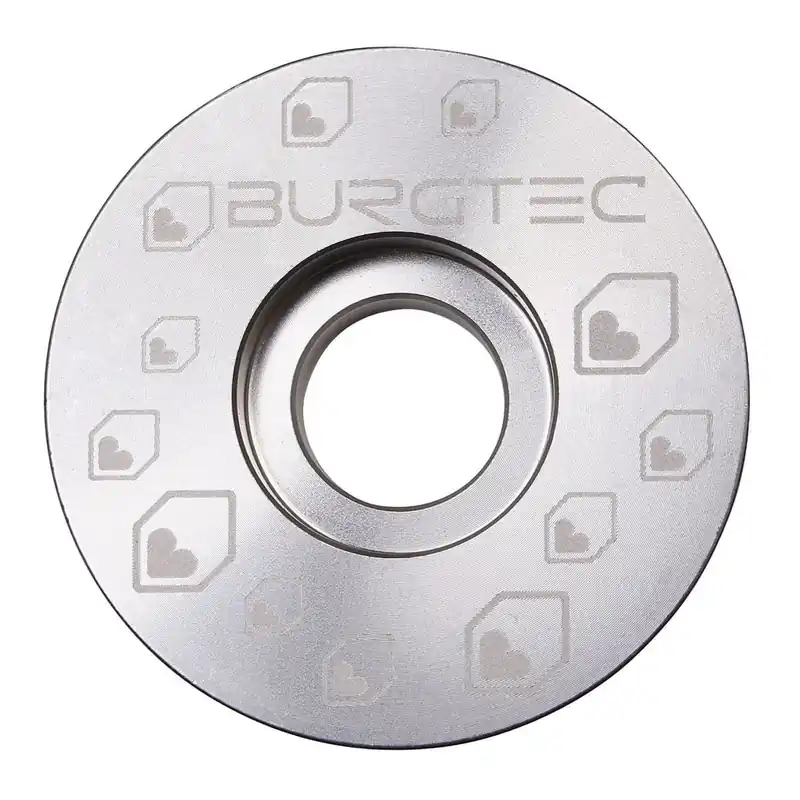 BURGTEC tapa de potencia 1"1/8 Plata