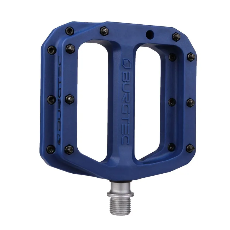 Pedales planos BURGTEC MK4 Composite Deep Blue