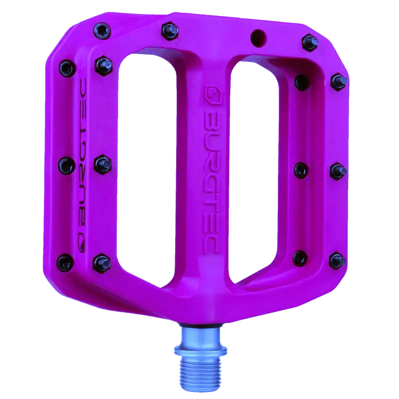 Pedales planos BURGTEC MK4 Composite Purple Rain