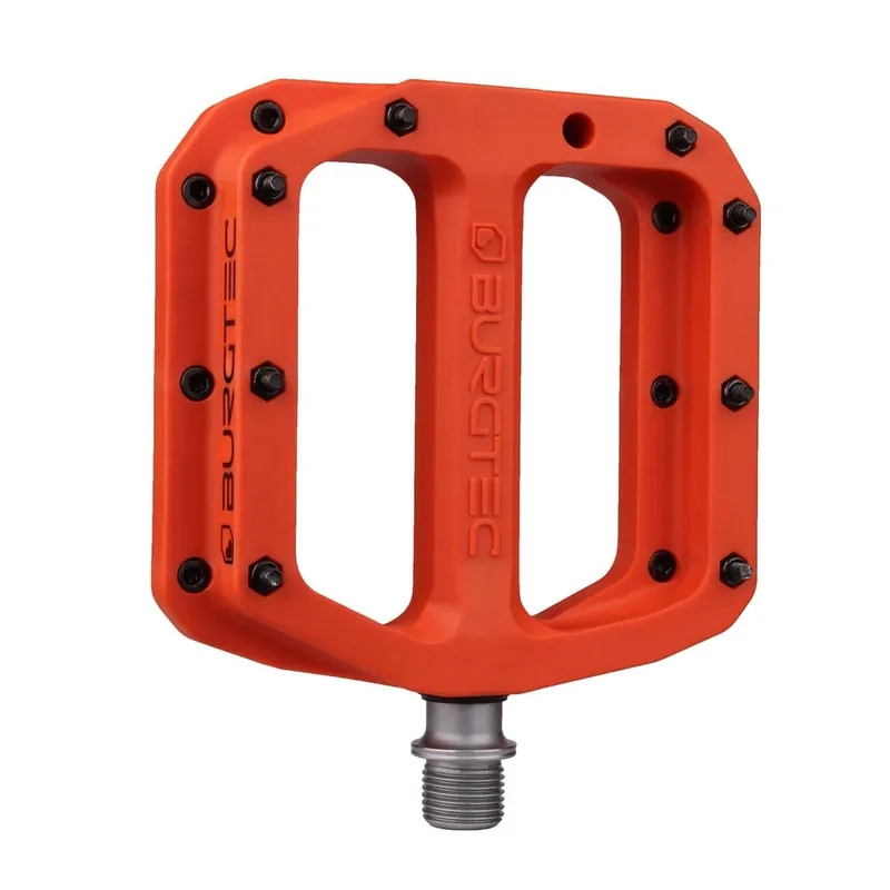 BURGTEC MK4 Composite Iron Bro Pedales planos naranja