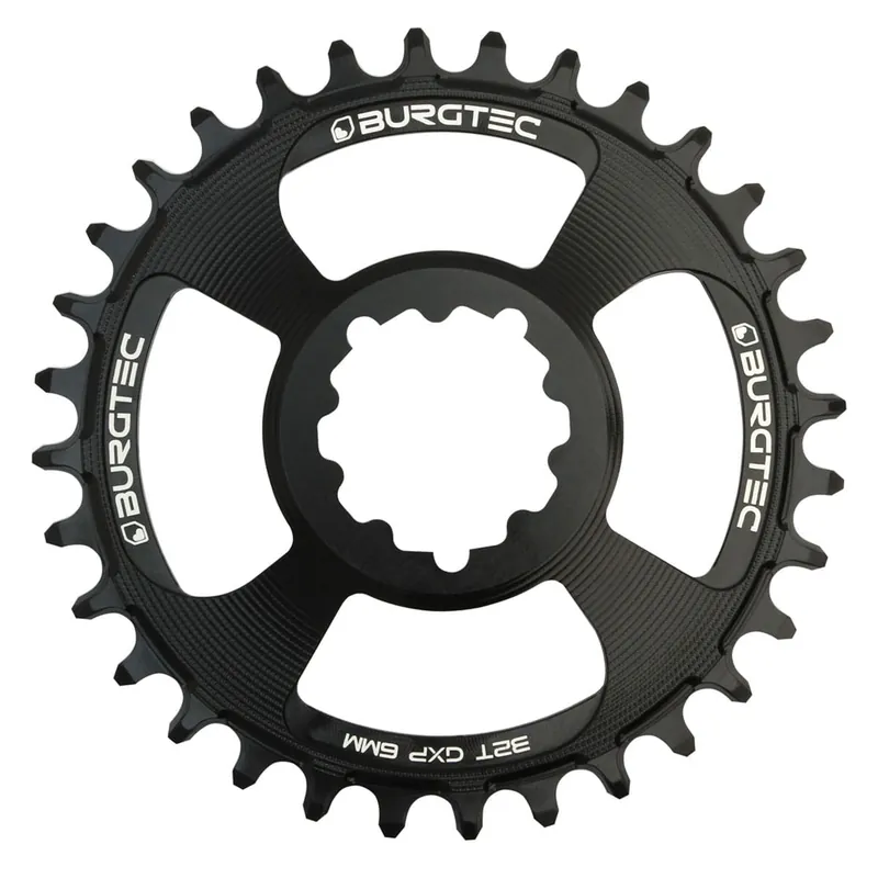 BURGTEC GXP THICK THIN 9/10/11/12V Direct Mount Narrow Wide Offset 6mm Mono plato Negro