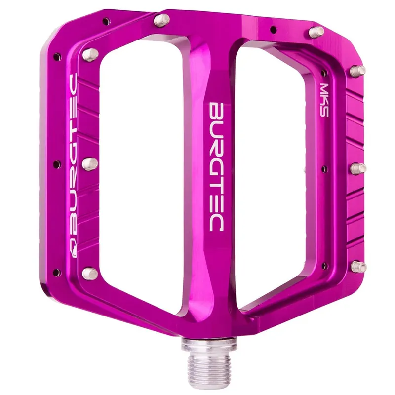 BURGTEC PENTHOUSE FLAT MK5 Pedales planos con eje de acero Morado