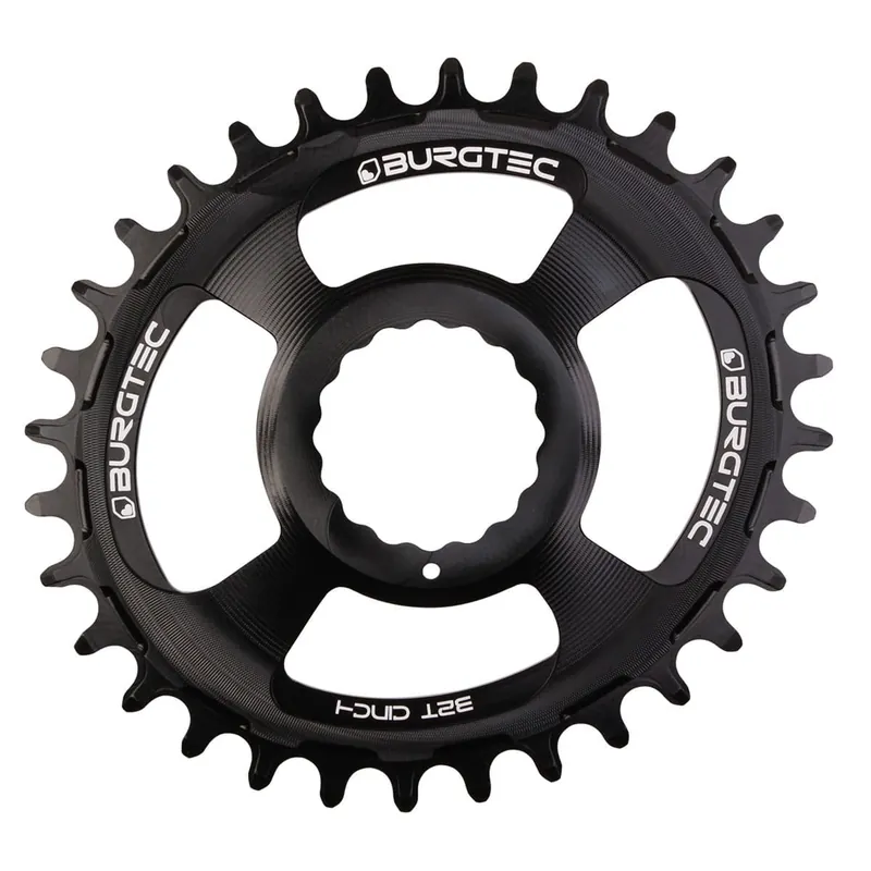 Mono plato BURGTEC THICK THIN OVAL RaceFace Cinch 10/11/12V Direct Mount Narrow Wide Negro