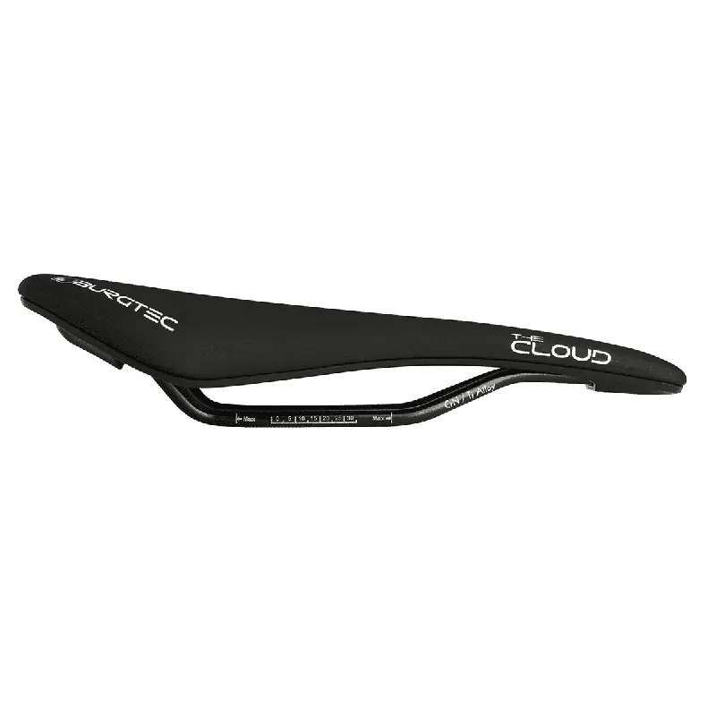 BURGTEC THE CLOUD MK2 Raíles de asiento de titanio Negro