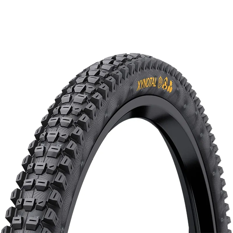 Neumático CONTINENTAL XYNOTAL Downhill 27.5x2.40 Supersoft Tubeless Ready Blando Negro