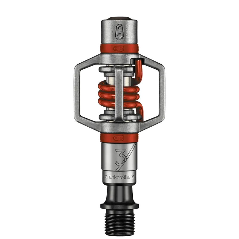 CRANKBROTHERS EGG BEATER 3 pedales Plata/Rojo
