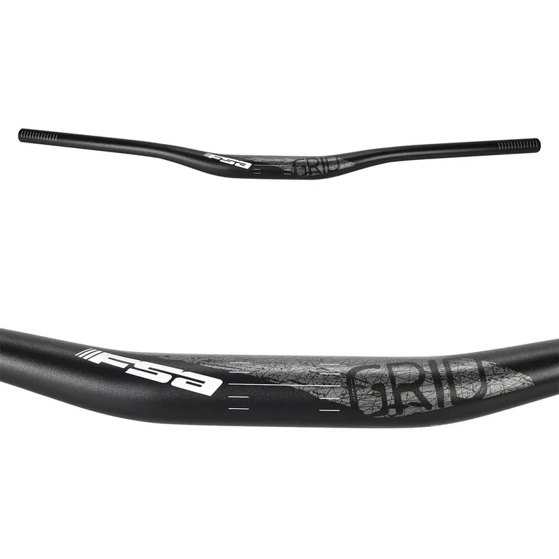 Manillar FSA GRID Aluminium Rise 20mm 35/800mm Negro