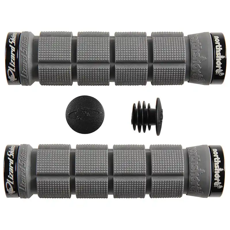 LIZARD SKINS NORTHSHORE Lock-On Grips Gris
