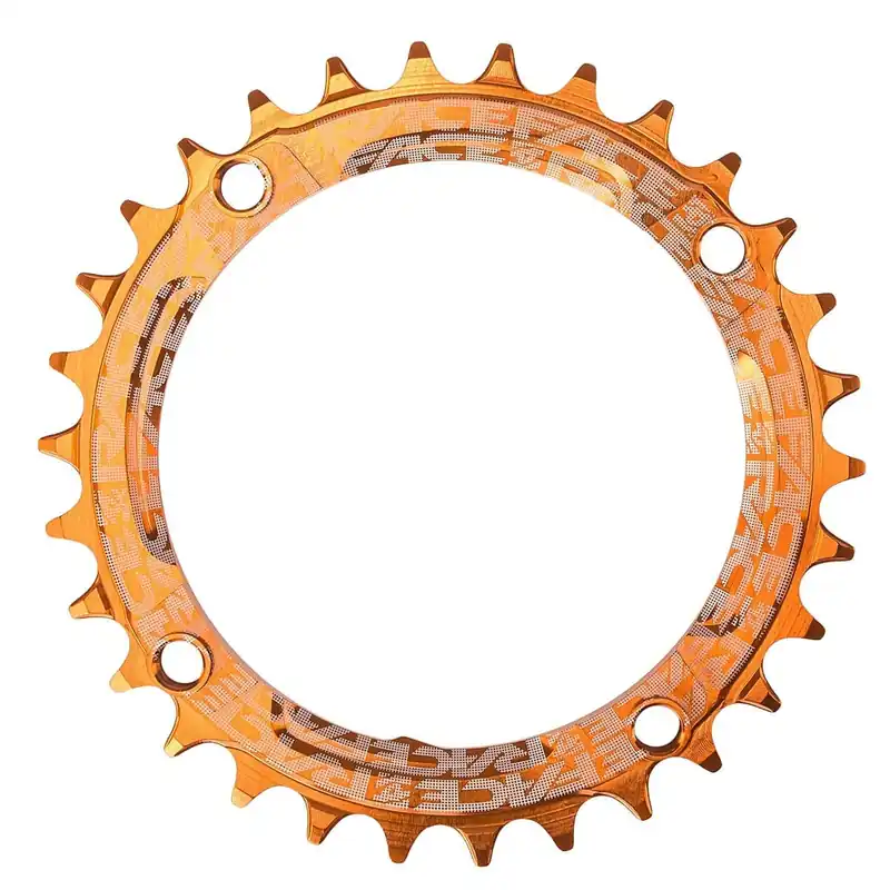 RACE FACE NARROW WIDE 9/10/11/12V 4 Agujeros 104mm Naranja Mono Deck