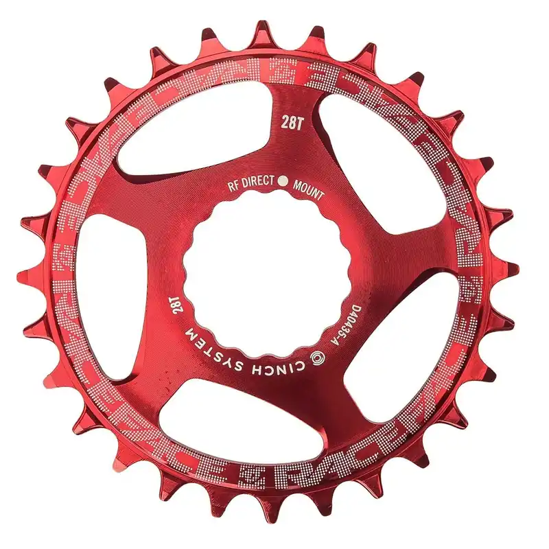 Mono RACE FACE NARROW WIDE 9/10/11/12V Cinch Direct Mount Rojo