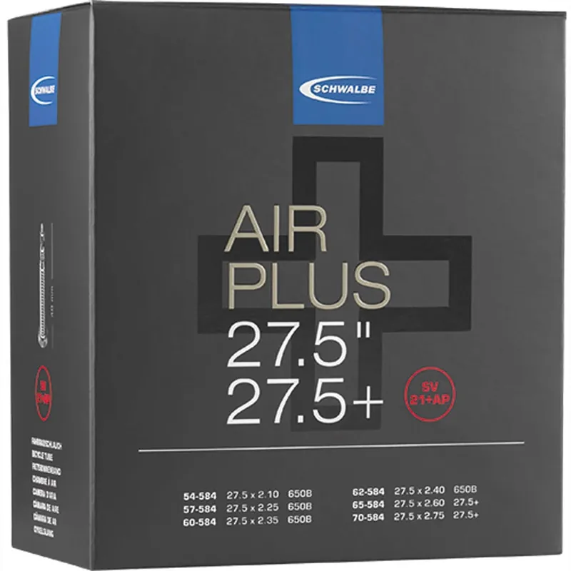 Cámara de aire SCHWALBE AIRPLUS 27.5x2.10/2.70 Presta 40 mm