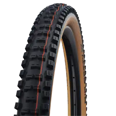Neumático SCHWALBE BIG BETTY 27.5x2.40 ADDIX SOFT SUPERGRAVITY Tubeless Ready Blando Negro/Marrón
