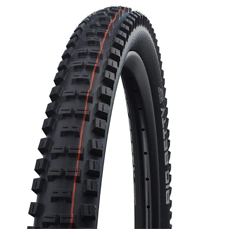 Neumático SCHWALBE BIG BETTY 26x2.40 ADDIX SOFT SUPERTRAIL Tubeless Ready Blando Negro
